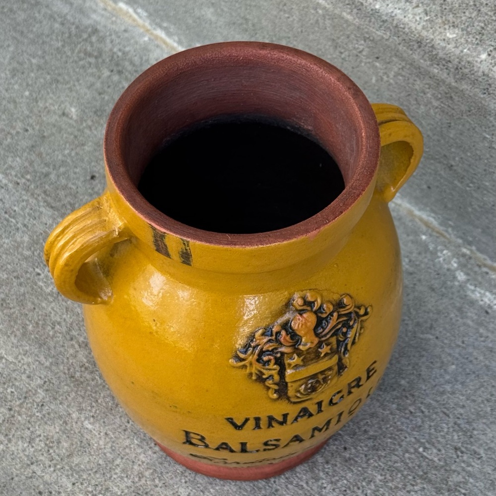 PIER 1 BALSAMIQUE VASE WITH HANDLES